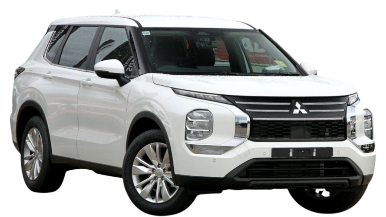 2025 Mitsubishi Outlander seven seat mid-size SUV available from Car Rentals Near Me